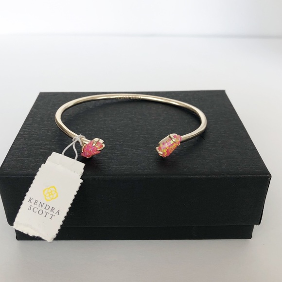 Price Firm Kendra Scott Opal Jackson Cuff Bracelet - Picture 2 of 8
